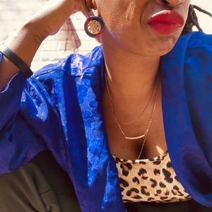 Pretty Pink & Purple vintage earrings